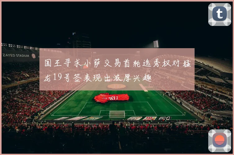 国王寻求小萨交易首轮选秀权对猛龙19号签表现出浓厚兴趣